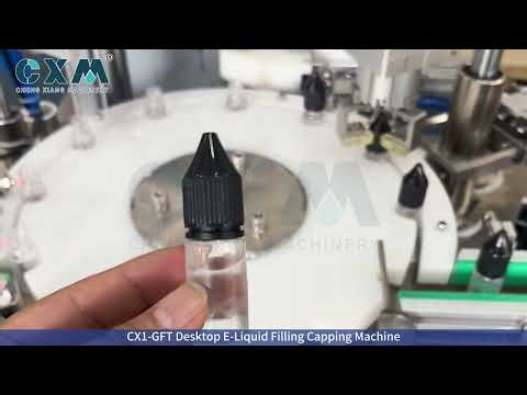 CX1 GFT Desktop E-Liquid Filling Capping Machine | Compact & Precise