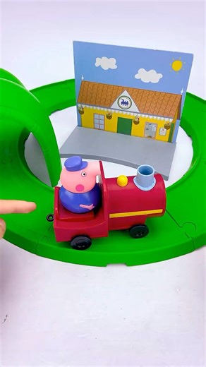 ASMR Peppa Pig Train and Tunnel Set Videos | Relaxing Toy #peppapig #asmr #review