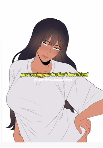 Jia teasing her brother’s best friend be like: Characters: San & Jia Read: When the Silent Bird Sings On: Lemoon 🔗 on page #webtoon #manhwa #booktok #whenthesilentbirdsings #lemoon