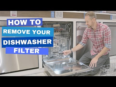 How To Remove Your KitchenAid Dishwasher Filter - KDPM604KPSS