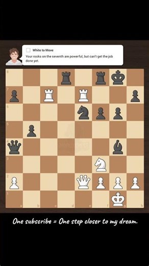 One subscribe = One step closer to my dream. #chess #chessgame