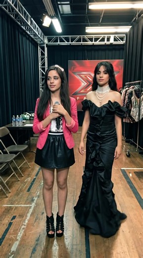 Fifth Harmony members meeting their 2012 X Factor selves 14 years later. #FifthHarmony #CamilaCabello #Normani #LaurenJauregui #dinahjane