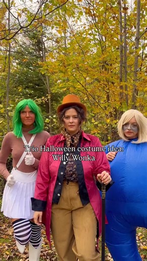Halloween costume idea for trio: Willy Wonka | Rachel Martino