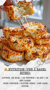 294K views · 1.3K reactions | 說 Air Fryer Cottage Cheese Bagel Bites...