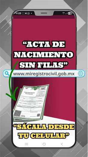 304K views · 2.2K reactions | Cómo Sacar tu Acta de Nacimiento en...