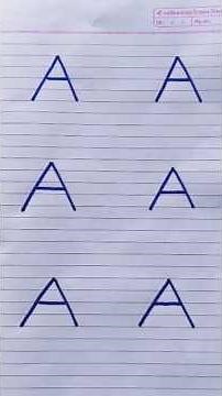 How to Turn Letter “A” into a Creative Drawing | Easy Art Trick