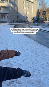 11K views · 46 reactions | They have field trips in daycare and kindergarten where they learn these things, and you can see these tiny groups in reflective vests walking around city centers and using public transportation. So cute #lifeinFinland #kidsinFinland #finnishdaycare #familylife #momoftwo | Diana Rantamäki | Facebook