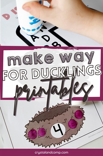Make Way for Ducklings Printable Worksheets