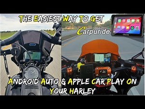 Easiest Way to Get Android Auto/Apple Car Play on your Harley Davidson Motorcycle