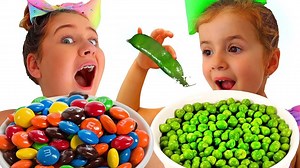 Ruby and Bonnie Learn to Eat Healthy Food - Funny Kids Video | RubyandBonnie TV