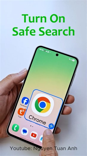 How to turn on safe search on chrome android