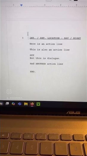 Google doc screenplay formatting tutorial #screenwriting