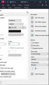 Hatch Edit in AutoCAD