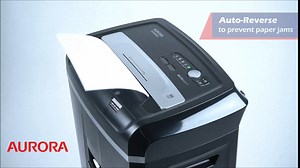 Aurora AU1540MB Commercial Grade 15-Sheet High Security Micro-Cut Paper and CD/Credit Card Shredder/ 60 Minutes/Security Level P-5