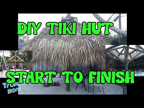 How to build a tiki hut