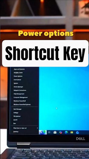 Open Power Options Fast! Windows + X Shortcut | PC & Laptop #shorts