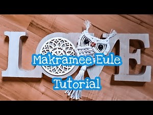 Makramee Eule