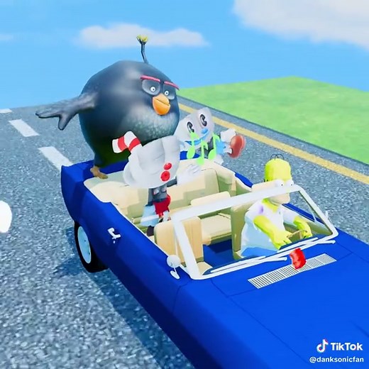 Cuphead Sprinkle Sprinkle Mr Car — Funny Cuphead & Angry Birds Mashup