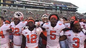 WATCH: Clemson remains undefeated after a big road win against GA Tech!! #GoTigers | Fox Carolina News