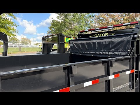 16ft Gooseneck dump trailers 16k & 14k!