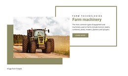 Organic food farming - HTML5 Template by Nicepage