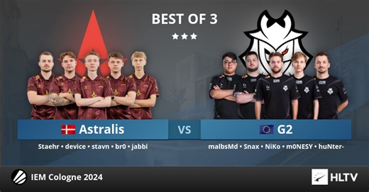 Astralis vs G2 at IEM Cologne 2024