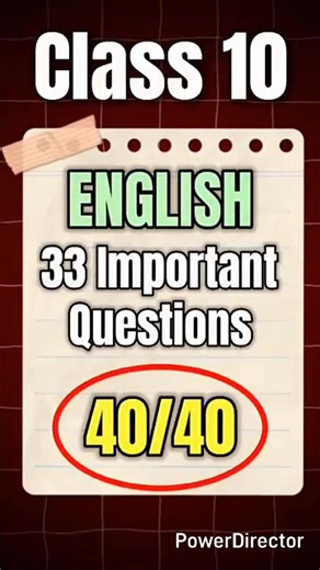 Class 10 English Board Question Paper (21st Feb 2026 ) Yaha se Banega 😍 #cbse