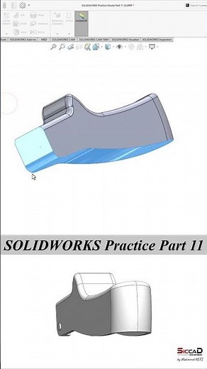 Easy Steps To Create Awesome SOLIDWORKS Models - Part 11
