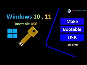 Make Bootable USB for Windows 10, 11 | Bootable Pendrive | 2022