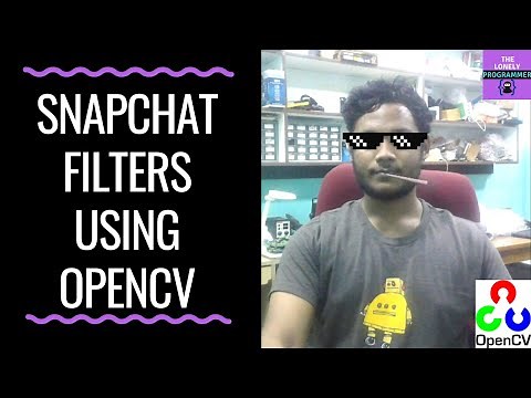 Snapchat Filters using OpenCV