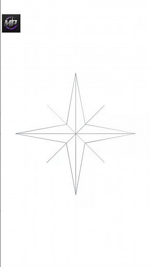 Step-by-Step Compass Rose Drawing Tutorial | Megproz Art and Crafts