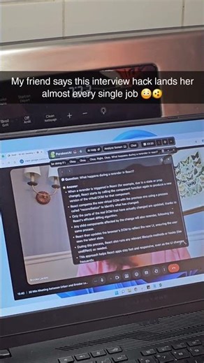my friend says this interview hack lands her almost every single job 🫨😳#interviewprep #jobinterview