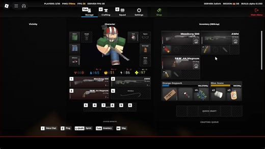 Roblox aftermath with two legendary weapon