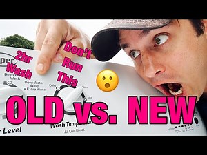 Comparison of an Older Roper RTW4440VQ1 vs. newer Roper RTW4516FW2 | DONT RUN EXTRA RINSE 🤯