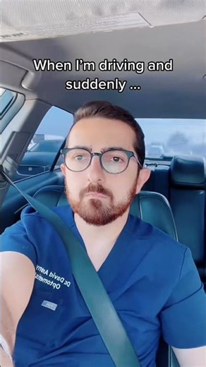 When I’m driving and suddenly remember that I’m actually driving