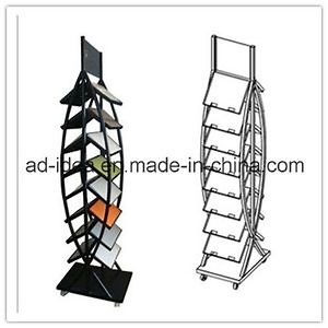 [Hot Item] Customized Modern Black Tile Display Stand Quartz Display Tower for Tile Exhibition Advertising Equipment