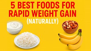 5 Best Foods for Rapid Weight Gain (Naturally) | Healthy Diet for Fast Weight Gain | Nutrition Tips Looking to gain weight naturally and fast? Here are the 5 best foods for rapid weight gain that are safe, healthy, and recommended by nutrition experts. This video is perfect for anyone searching for: ✔️ how to gain weight fast ✔️ healthy weight gain diet plan ✔️ foods to gain weight naturally ✔️ weight gain for skinny people ✔️ high-calorie healthy foods ✔️ balanced diet for healthy living In thi