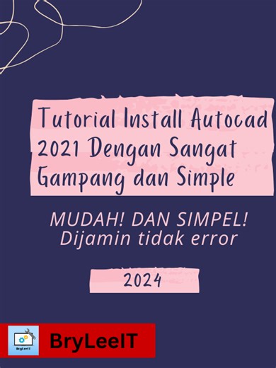 Cara Install Autocad 2021 dengan sangat mudah di PC/Laptop untuk pemula anti gagal #virtualbox #IT #proggrammer #informationtechnology #windows #how #tips #bios #trendiing #viral #laptop #viralvideo #filmora #software