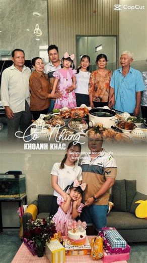52 reactions | Sinh Nhật con gái bên gia đình ❤️ | Thân Thái | Facebook