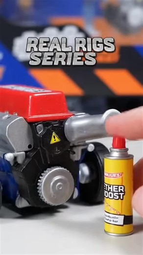 Real Rigs Series brings you the 12 Valve Cummins play set. Includes killer dowel pin simulator and a can of starting fluid (extra cans of starting fluid sold separately). | Coy Cooter