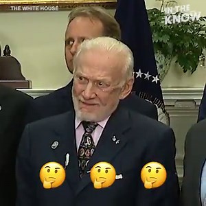 What was Buzz Aldrin thinking during Donald J. Trump's speech? | In The Know