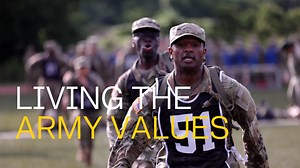 Living the Army Values: A Commitment to Excellence