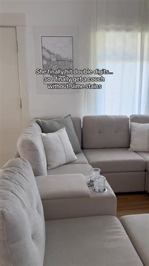 More than a couch: this modular couch packs hidden storage beneath every seat a clever console for charging, snacks, and drinks! | LINSY HOME