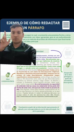 Como redactar un párrafo de texto como profesional #tesis #redaccion #gramatica #escritos #redactar