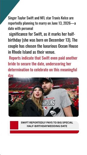 Swift Reportedly Pays Big to Secure Special Half-Birthday Wedding Date