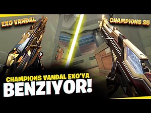 Valorant EXO Vandal vs Champions Vandal Comparison! // Copy and Paste!