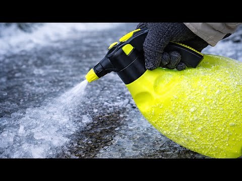 I Tried This On My Sidewalk And It Melted Ice In Minutes 😱