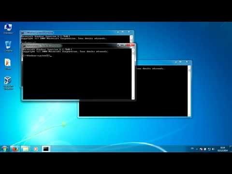 The command prompt with administrator privileges