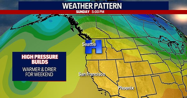 Seattle weather: Turning drier, warmer for Easter weekend