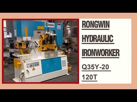 RONGWIN guides you know the function of Q35Y-20 120T Hydraulic Ironworker